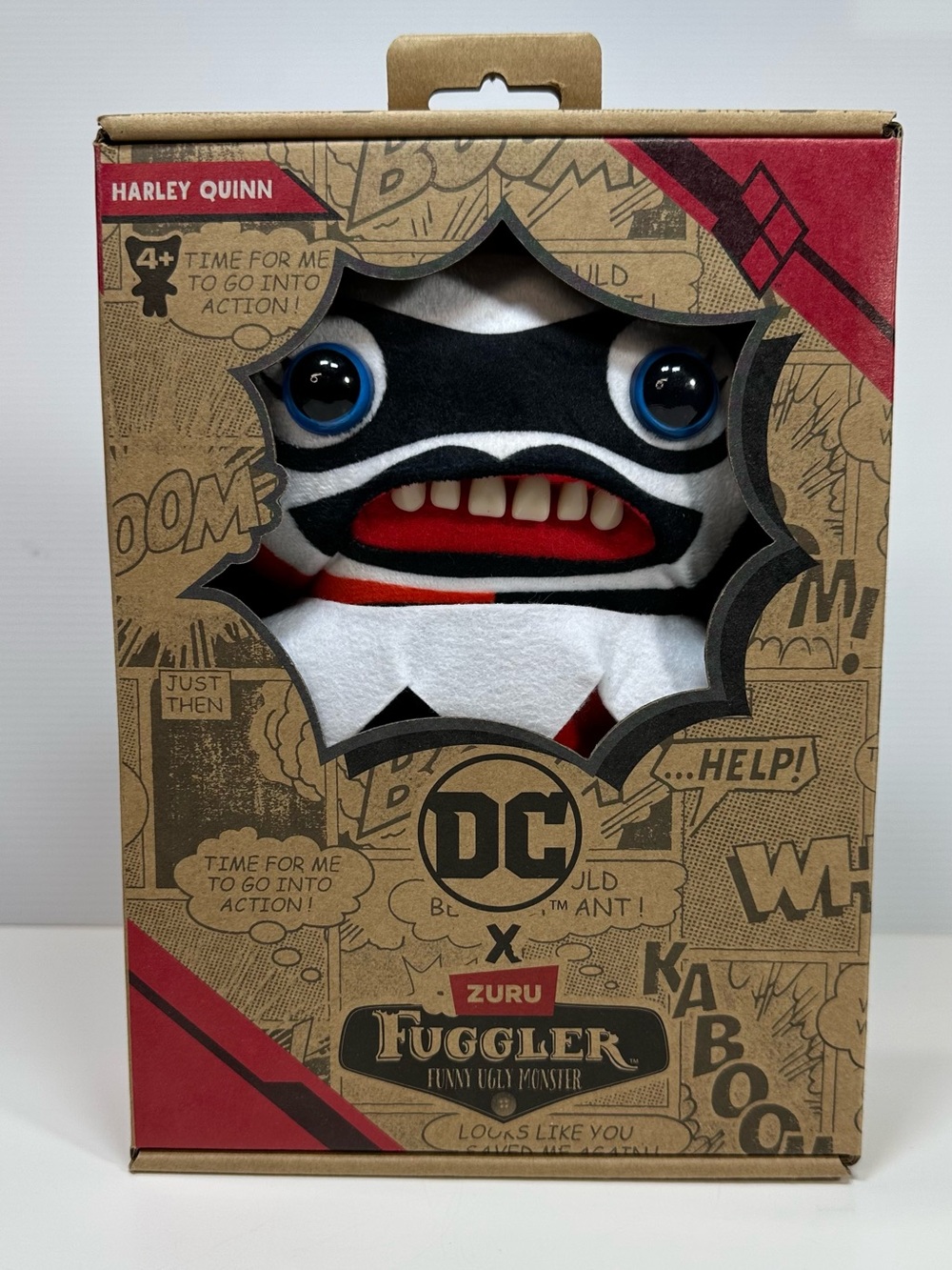 Collectable Doll Zuru DC X Harley Quinn Fuggler Funny Ugly Monster